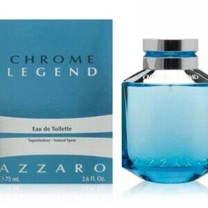 Chrome Legend Men 2.6 Oz Eau De Toilette Spray By Azzaro